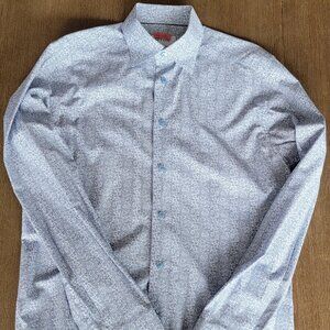 Eton slim fit dress shirt - All-over floral print - Sz 39/15.5